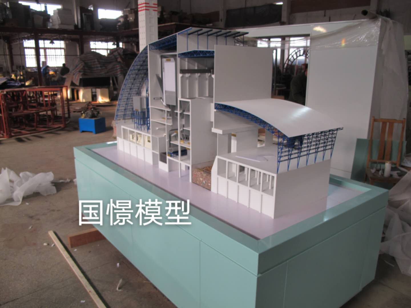 射洪市工业模型