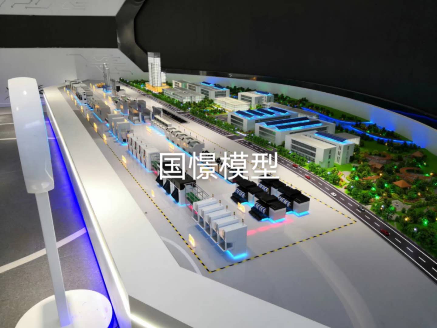 射洪市建筑模型