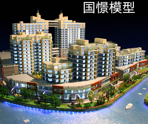 射洪市建筑模型