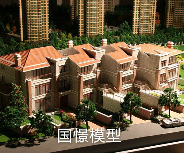 射洪市建筑模型