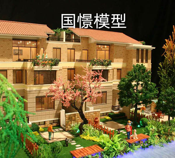 射洪市建筑模型
