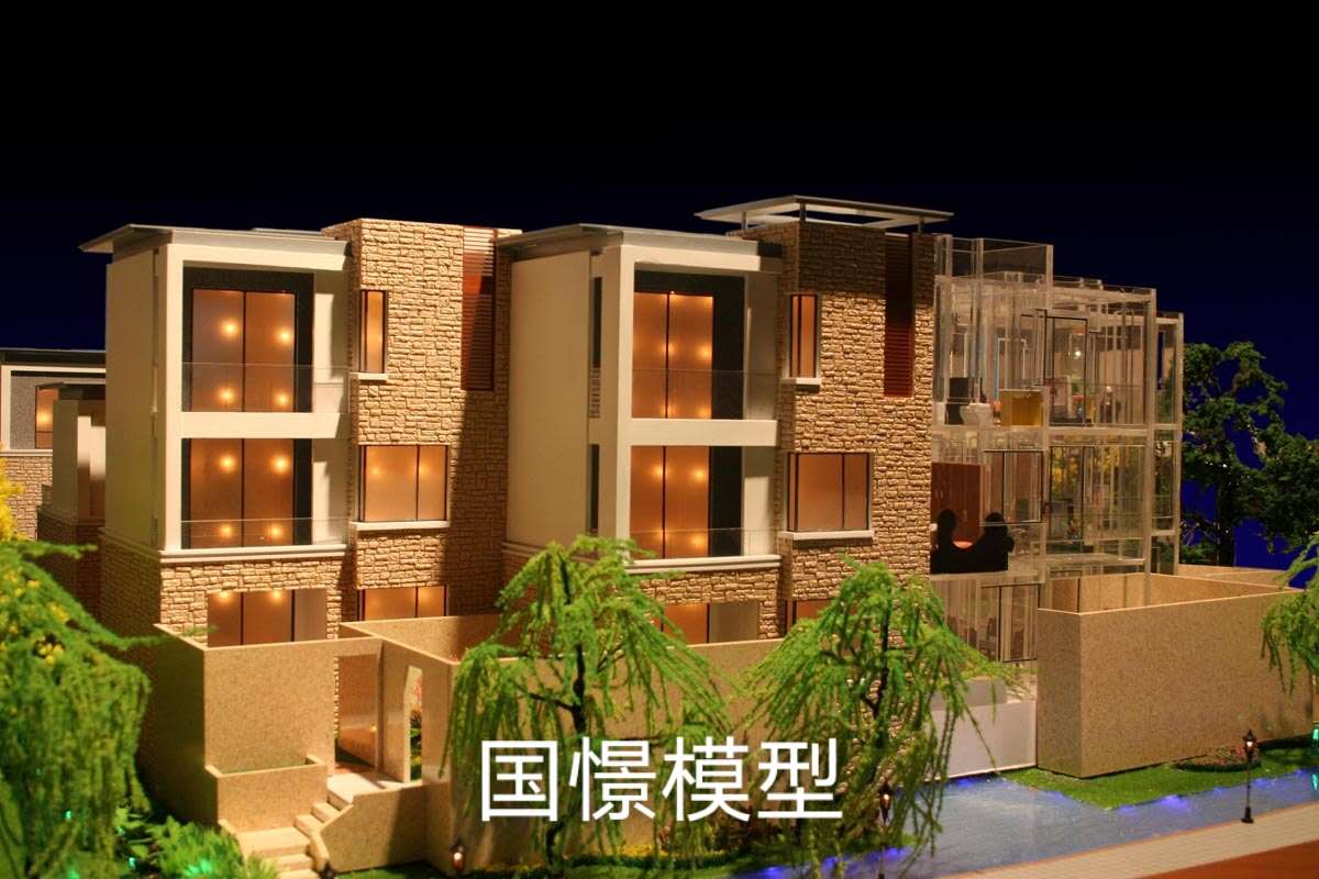 射洪市建筑模型