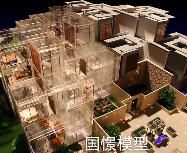 射洪市建筑模型