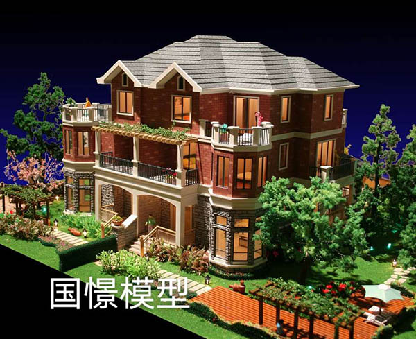 射洪市建筑模型