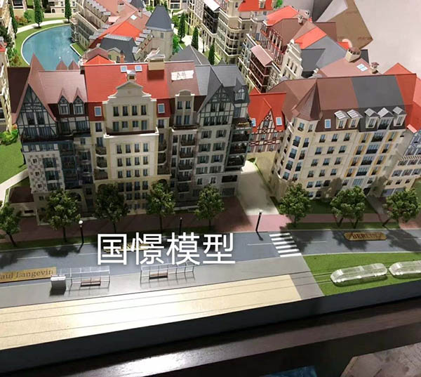射洪市建筑模型