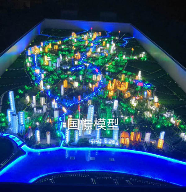 射洪市建筑模型
